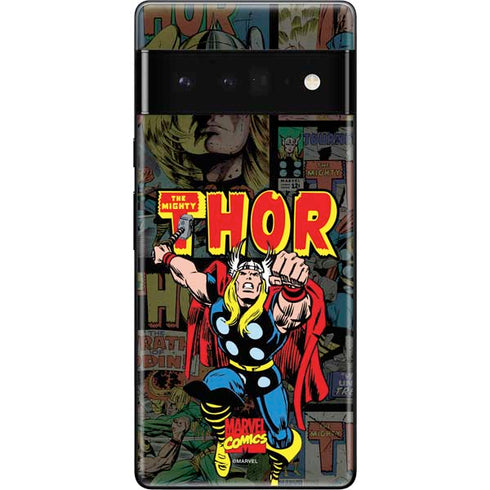 Marvel Classic Comics The Mighty Thor Vintage Google Pixel 6 Pro Skin